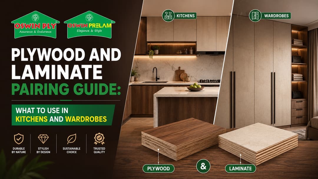 Plywood and Laminate Pairing Guide: What to Use in Kitchens and Wardrobes