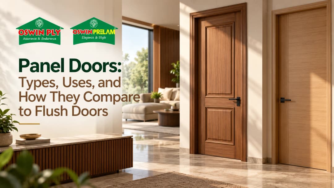 Panel Doors: Types, Uses, and How They Compare to Flush Doors