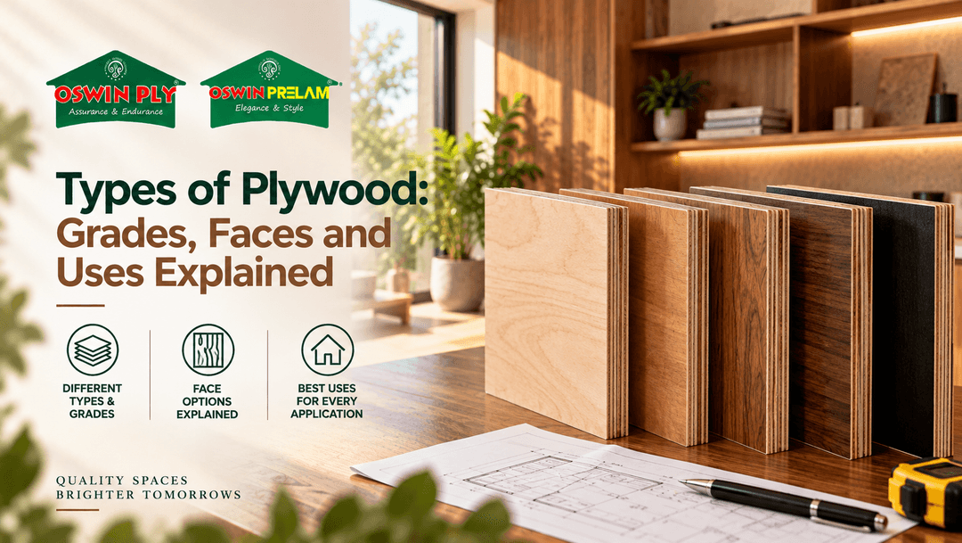 Types of Plywood: Grades, Faces and Uses Explained