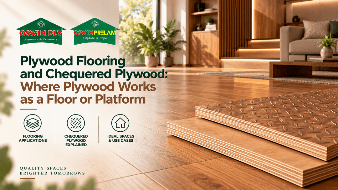 Plywood Flooring and Chequered Plywood: Where Plywood Works as a Floor or Platform