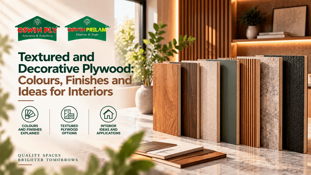 Textured and Decorative Plywood: Colours, Finishes and Ideas for Interiors