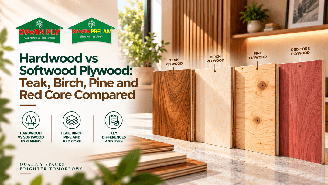 Hardwood vs Softwood Plywood: Teak, Birch, Pine and Red Core Compared