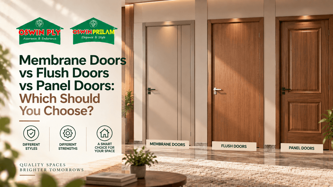 Membrane Doors vs Flush Doors vs Panel Doors: Which Should You Choose?
